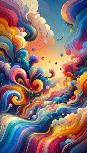 Vibrant abstract wallpaper