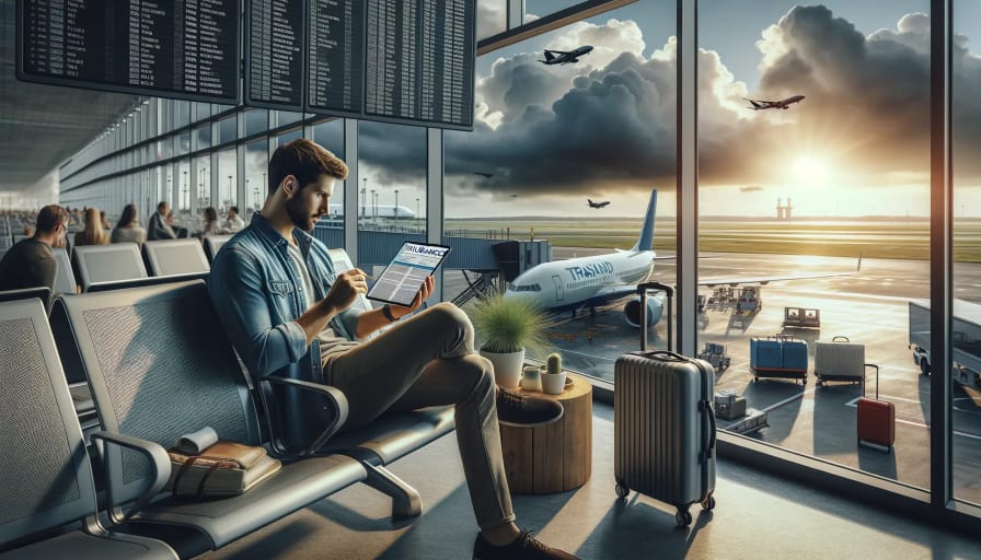 Weather map showing storm patterns