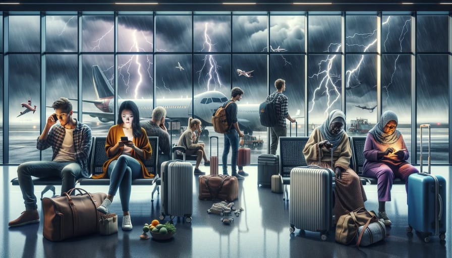 Family reunited after travel disruption