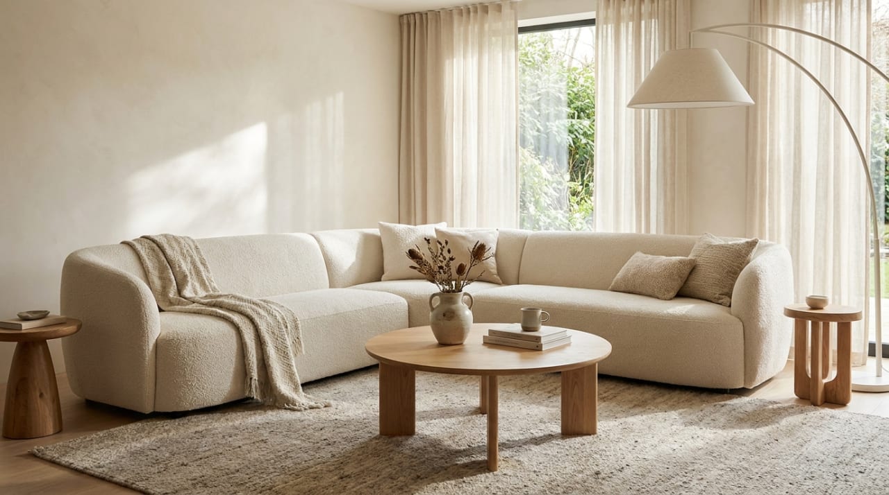 2026 Design Trends: Warm Minimalism, Textures & Curves for a Sensory Home