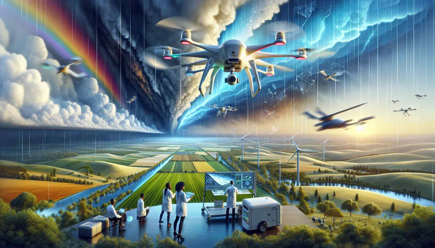 Bible and drone