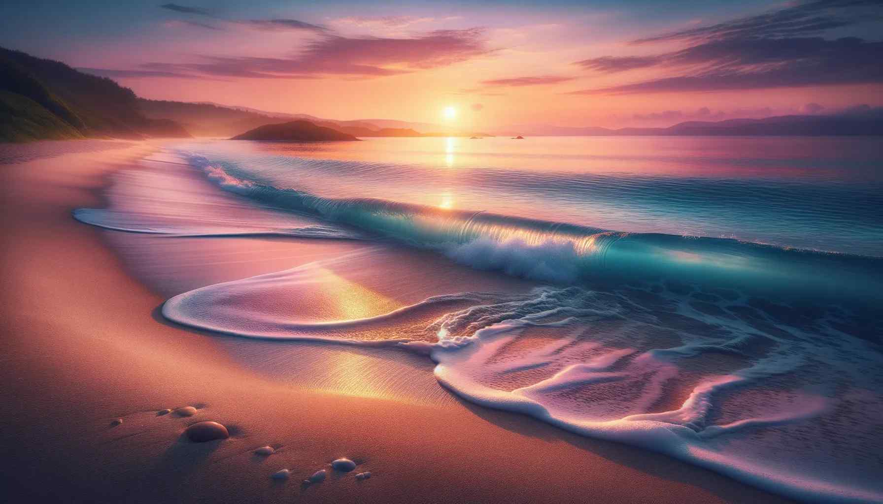Gentle Ocean Waves, ocean, waves, beach, quiet, serene, calming, tranquility, nature, wallpaper, christian, faith