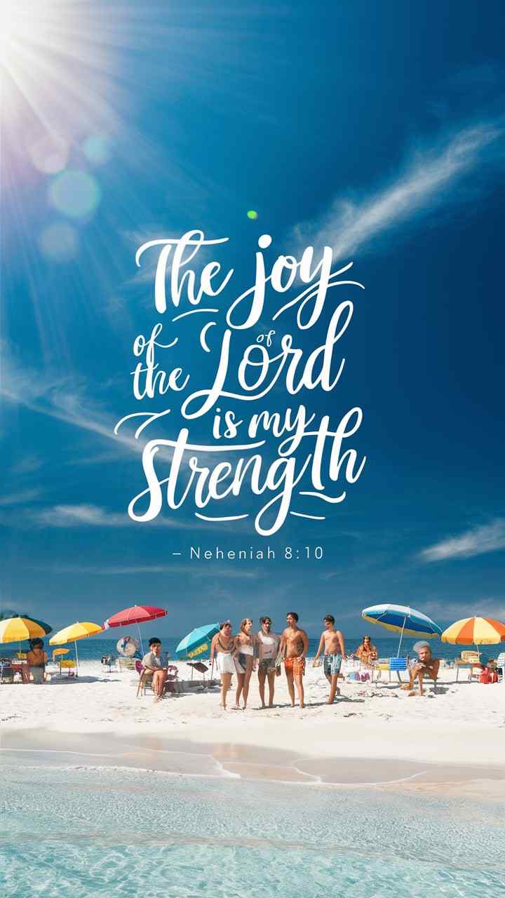 Summer Wallpaper 4, summer, adventure, joy, sunshine, bible verse, christian, faith, wallpaper