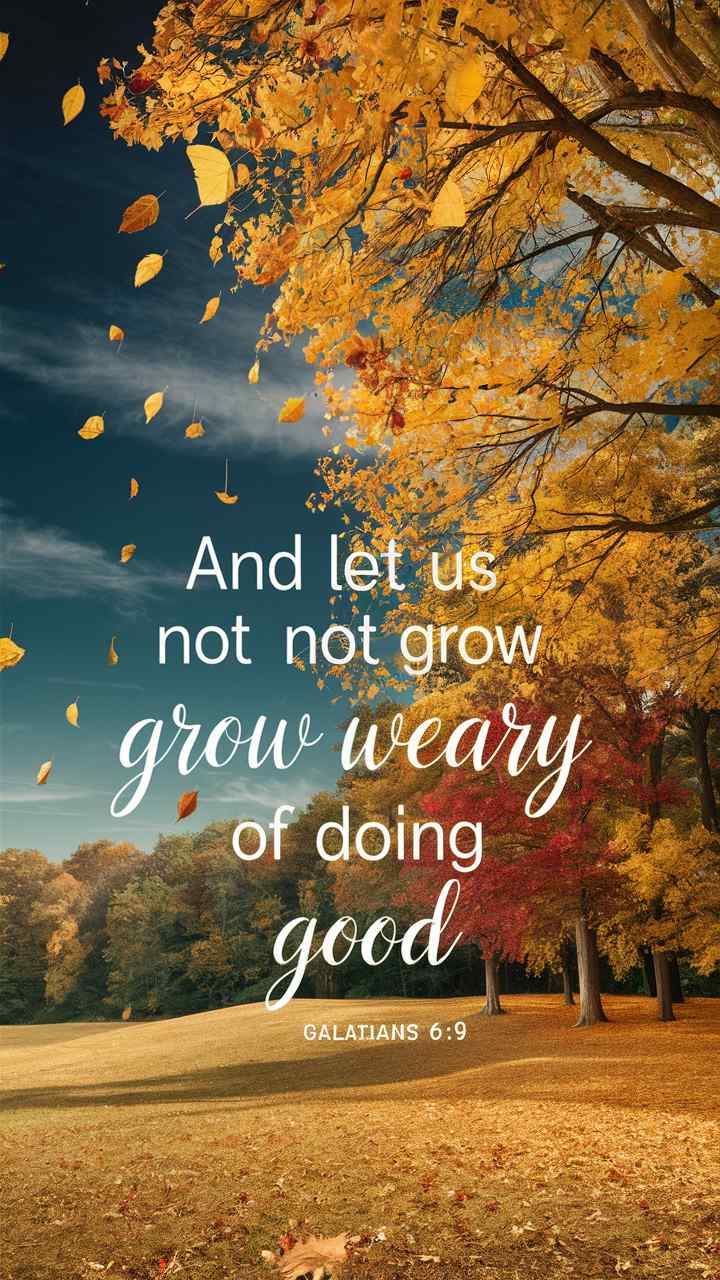 Autumn Wallpaper 1, autumn, fall, leaves, reflection, faithfulness, abundance, bible verse, christian, faith, wallpaper