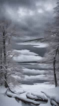 Lake Effect Snow Illustration