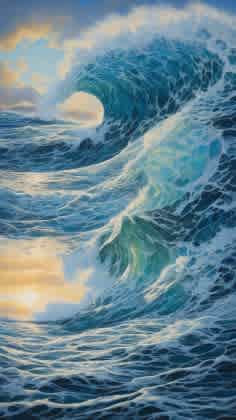 Wave height and pattern analysis