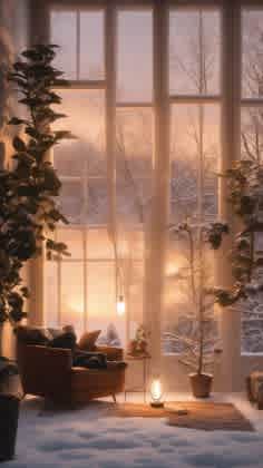 Winter lighting compensation system
