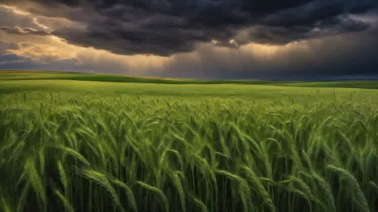 Heavy Air Before Storm Illustration