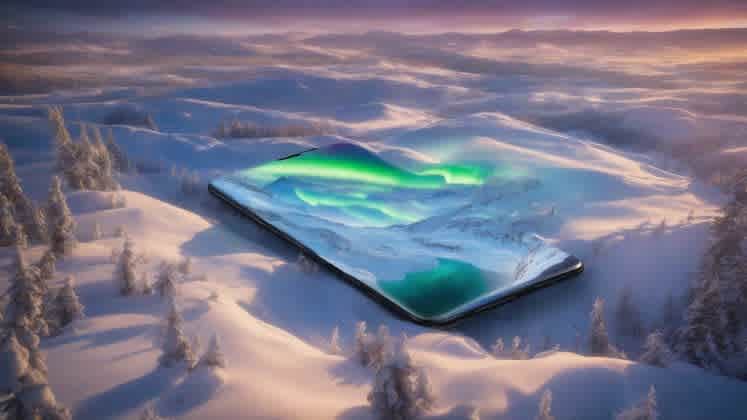 Aurora viewing location maps