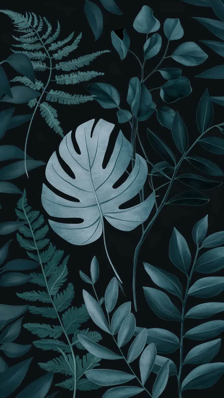 Minimal Leaf, botanical, leaf, simple, green, calm, serene, peaceful, plant, minimal