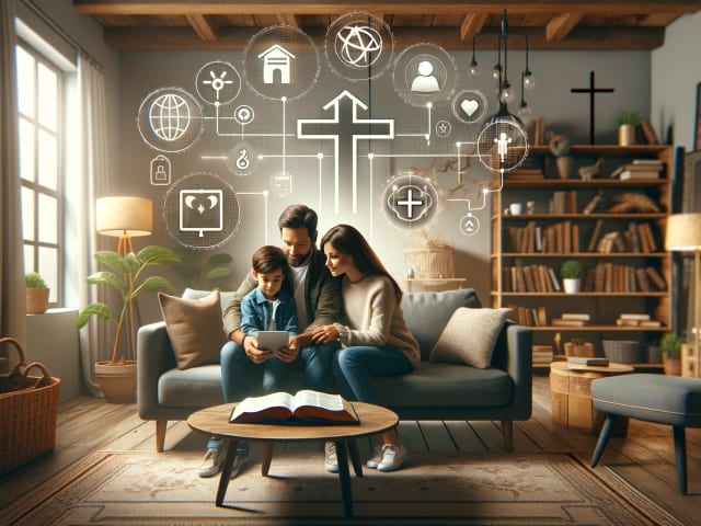Prayer with kids for Christian parents