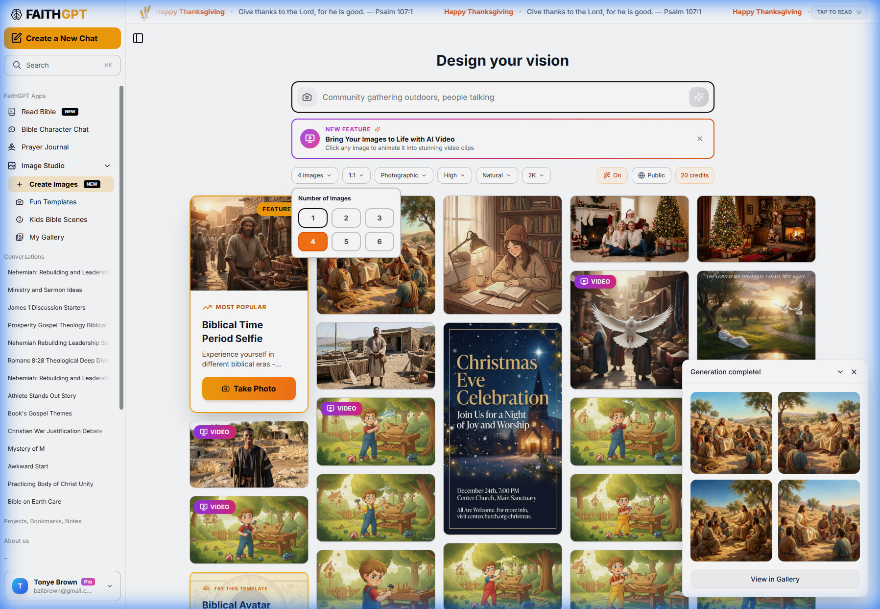 Generated biblical illustration of Jesus teaching