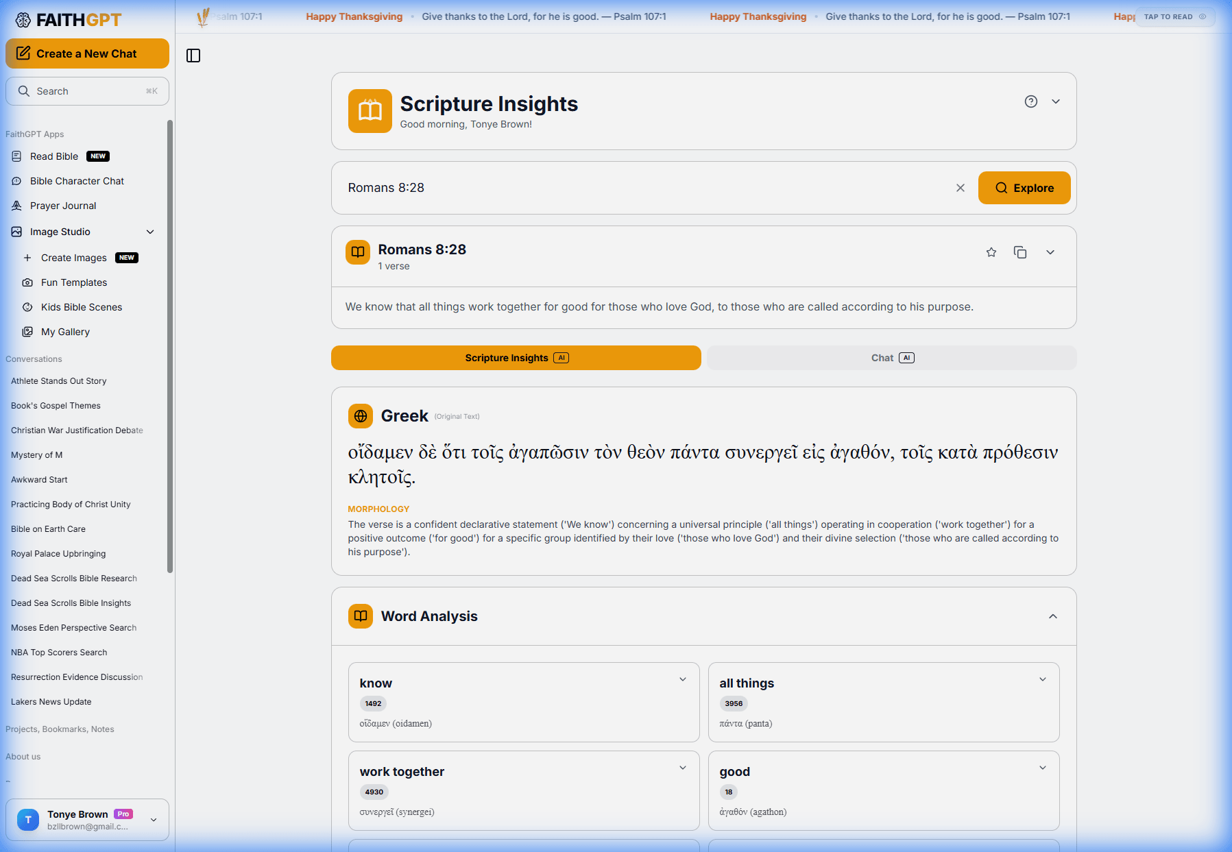 Pastor studying in a library late at night