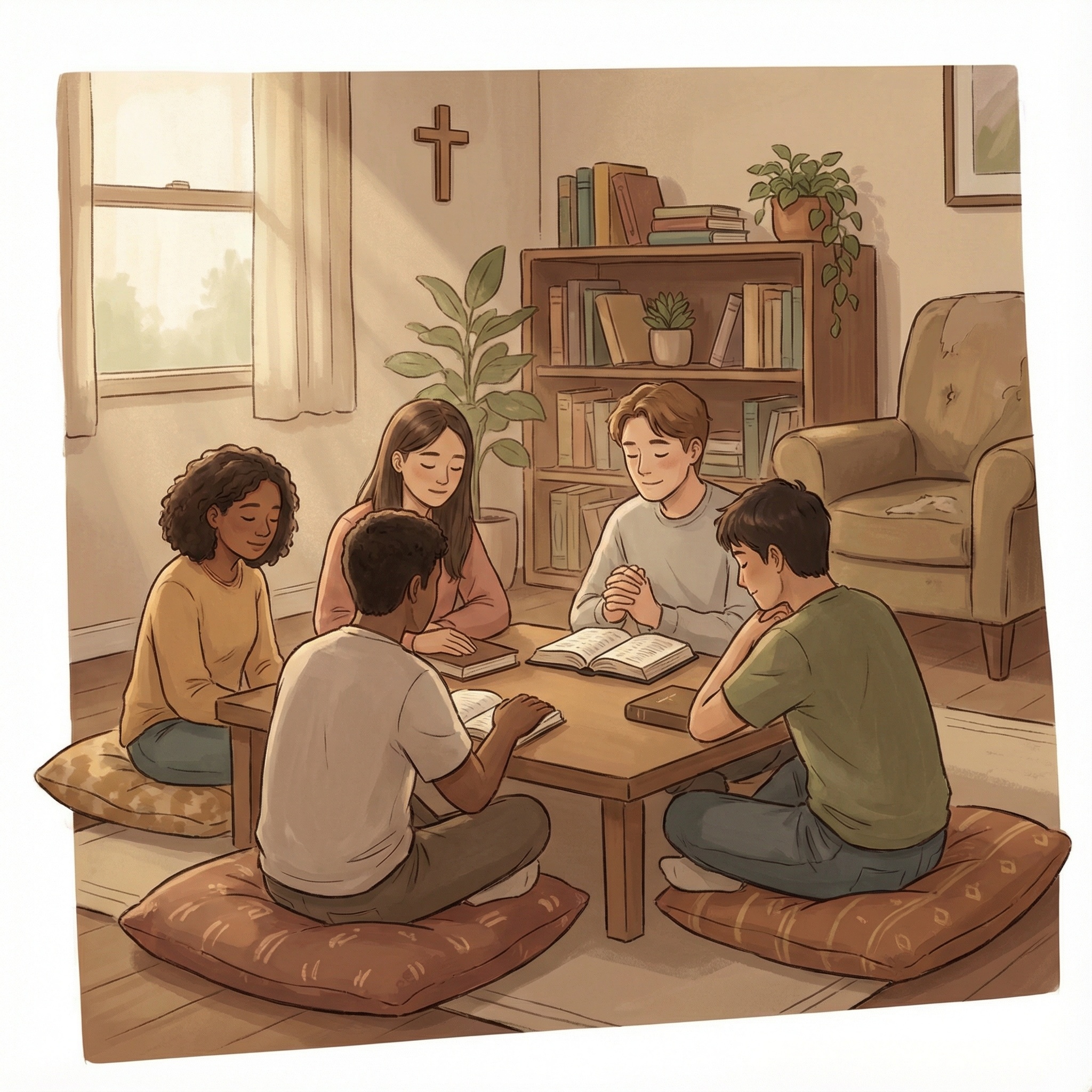 Comforting prayer image