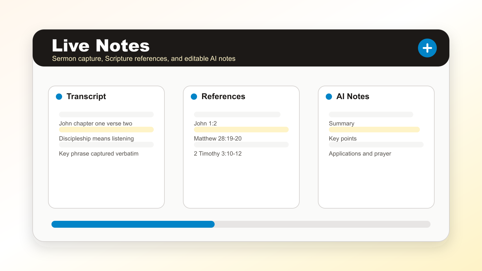 Live Notes Turns Sermons Into Searchable Study Notes