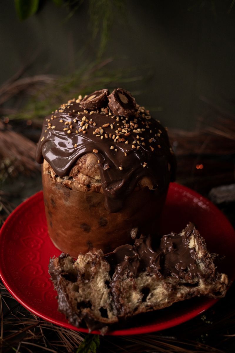 Panetone Gourmet Renda Extra Natalina 🎁 | Panetone Gourmet Renda Extra Natalina 🎁 - Chocolate Belga