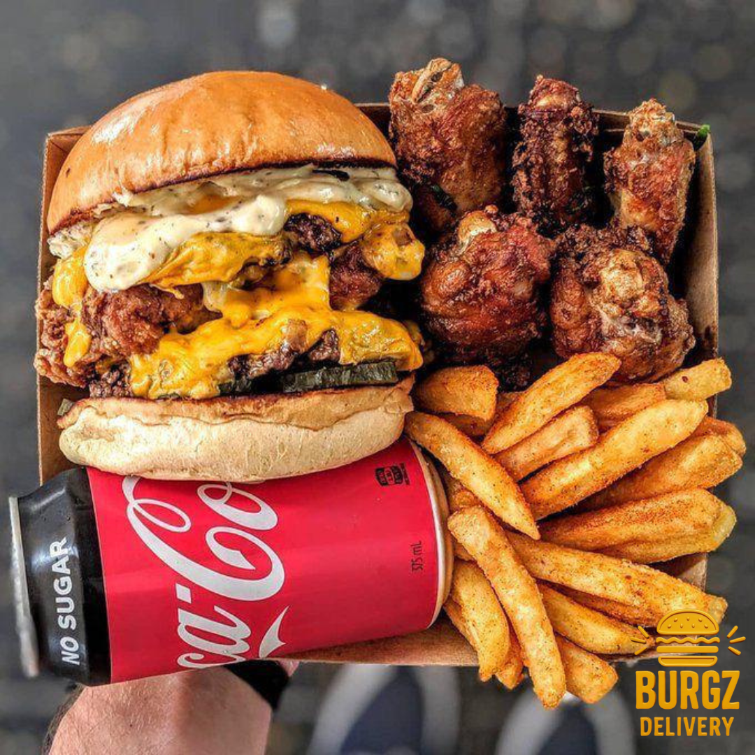 COMBO Solteiro - 1X Classic Chicken + Coca-Cola + 500g Fritas + Frango