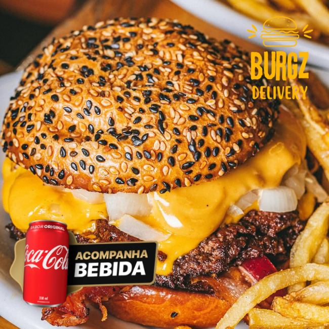 Classic Smash Burguer + Coca-Cola + Fritas