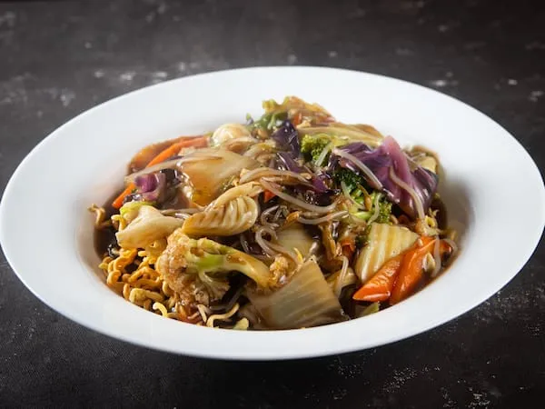 Yakisoba de camarão