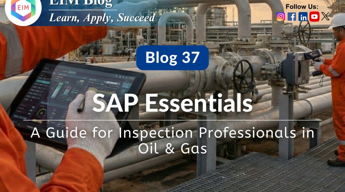 SAP Essentials for Inspection Professionals in the Oil & Gas Industry