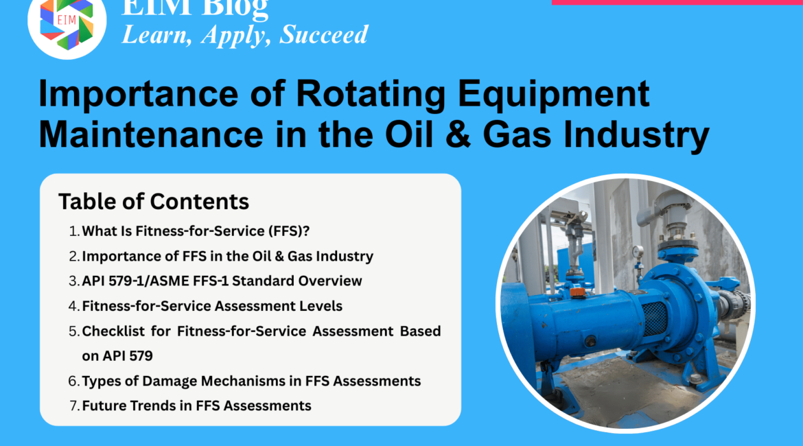 Importance of Rotating Equipment Maintenance in the Oil & Gas Industry