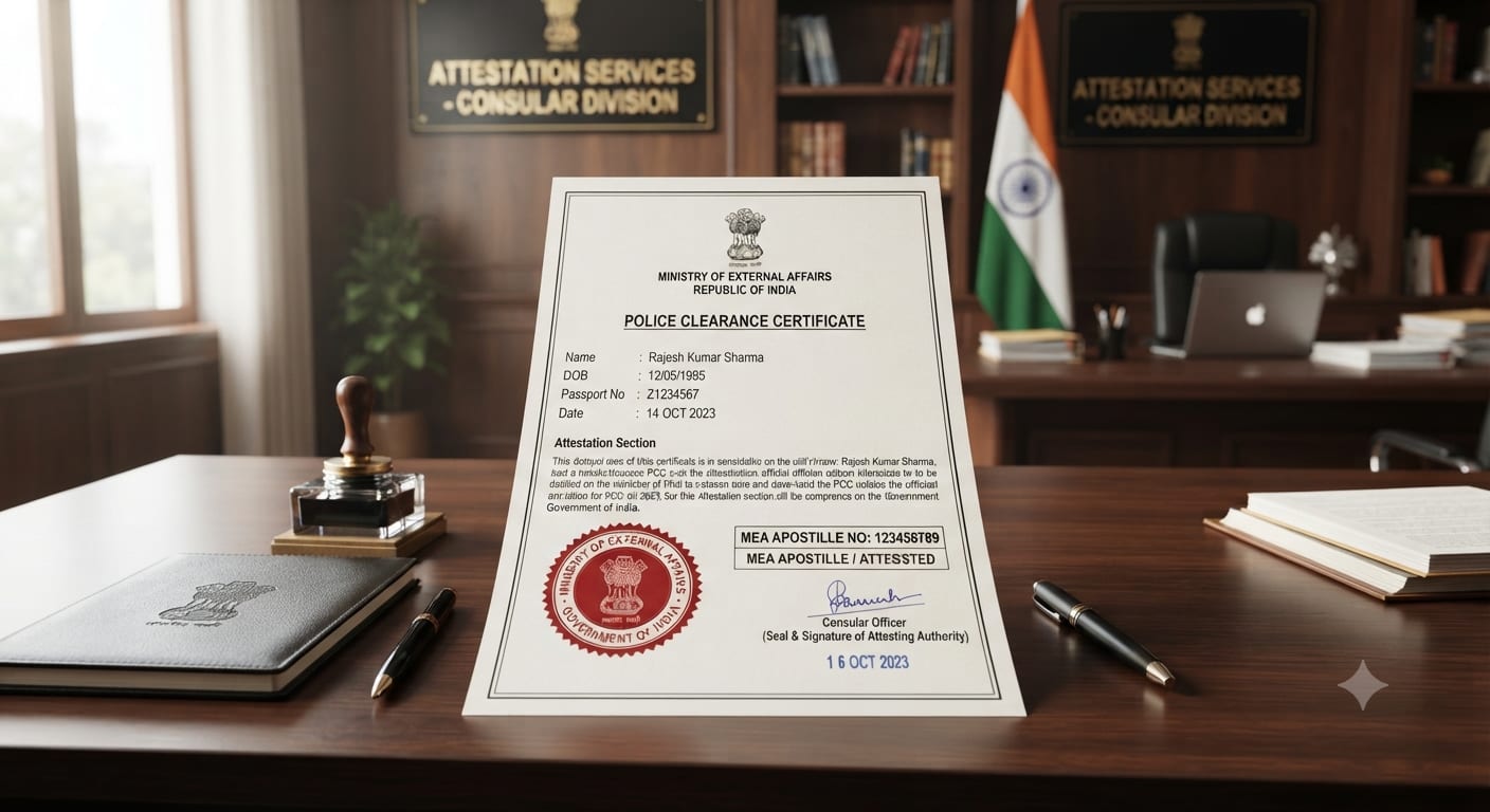PCC Certificate Attestation - Pro Attestation