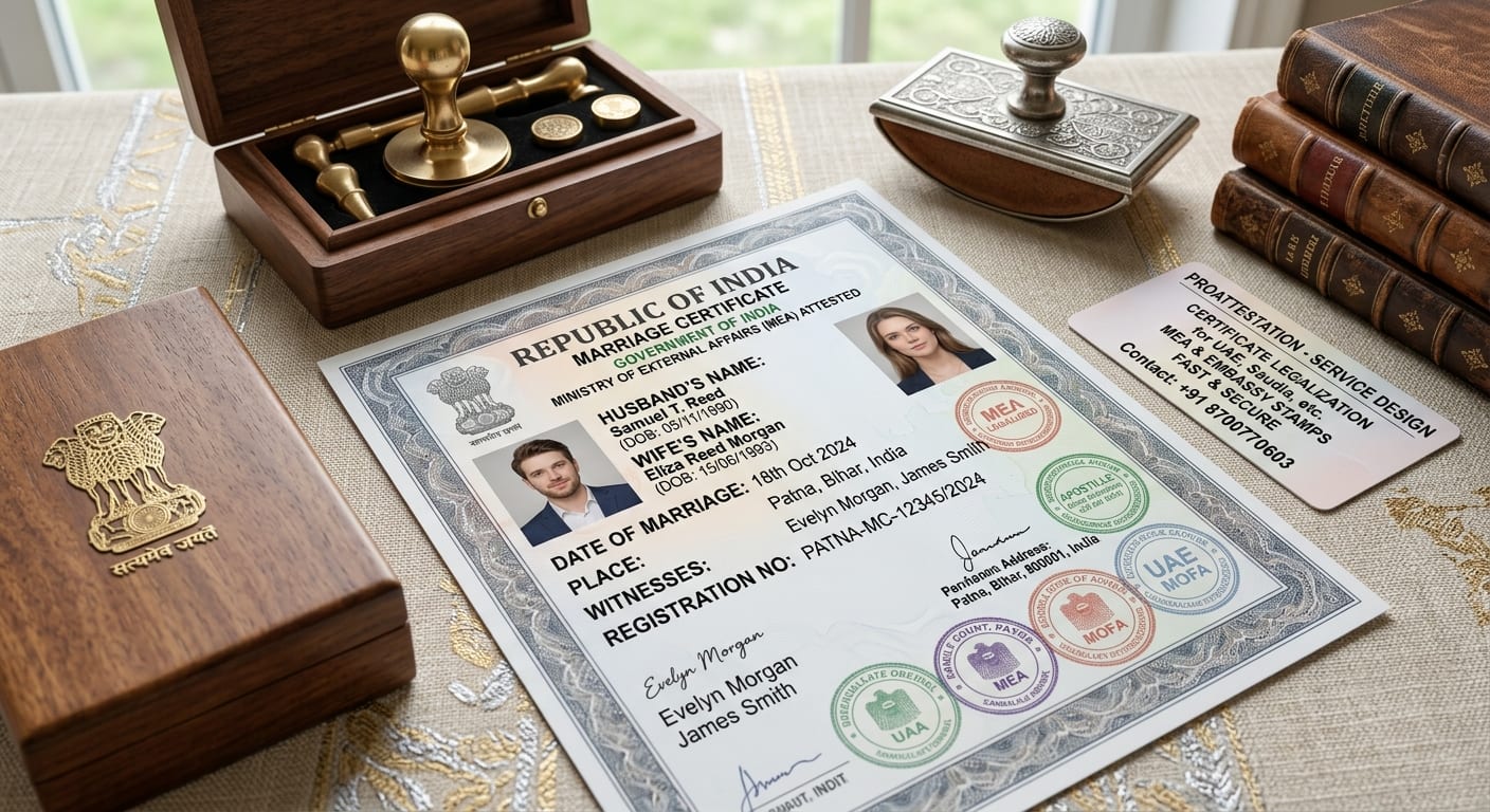 Marriage Certificate Attestation Legalization - Pro Attestation