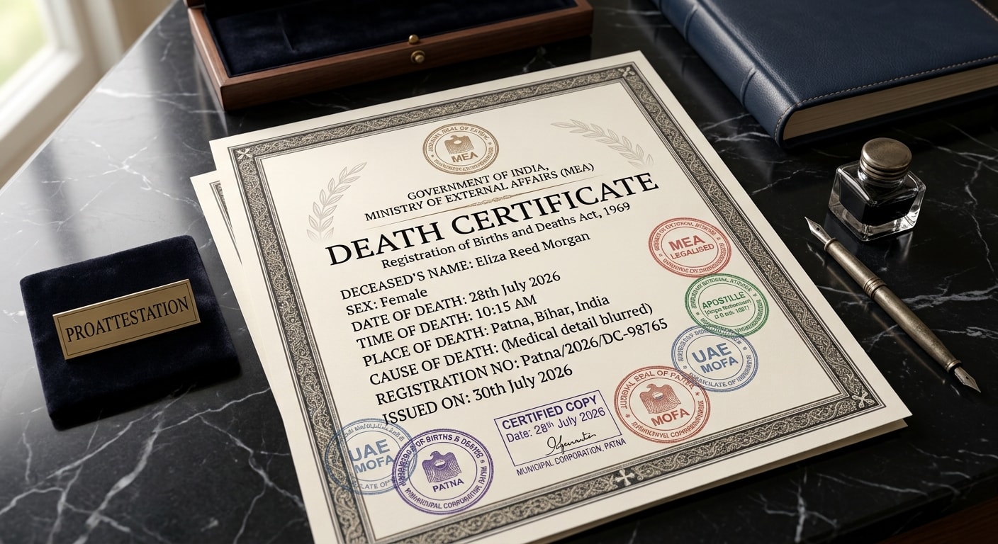 Death Certificate Apostille & Attestation Legalization - Pro Attestation