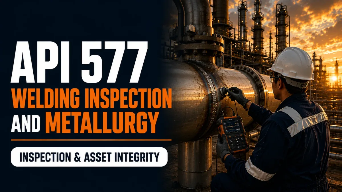 API 577 Welding Inspection and Metallurgy