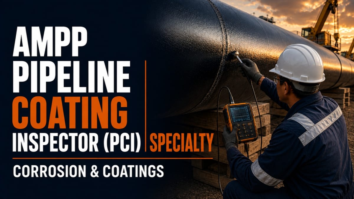 AMPP Pipeline Coating Inspector (PCI) Specialty