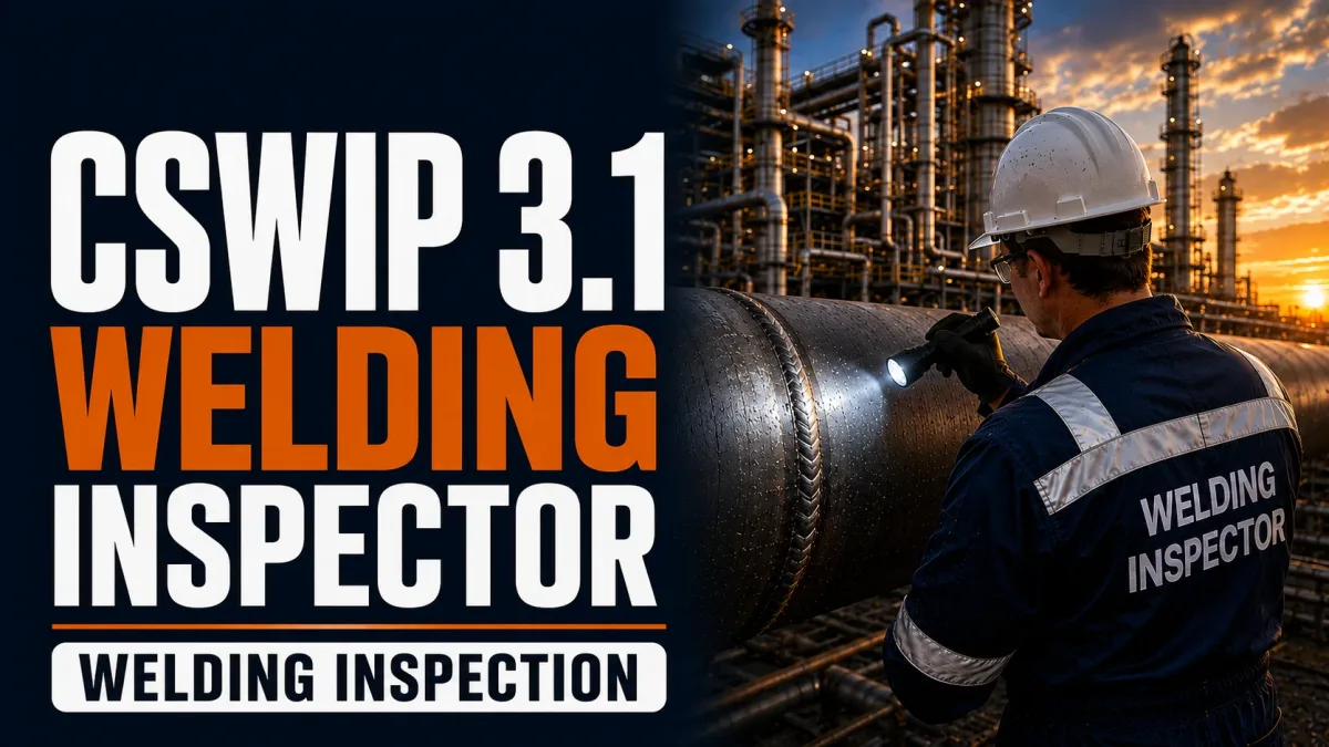 CSWIP 3.1 Welding Inspector