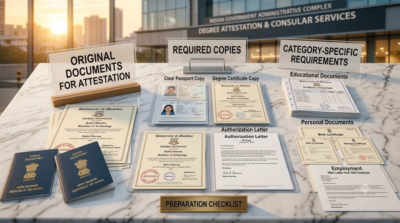 Documents Required for UAE Attestation — Complete Checklist