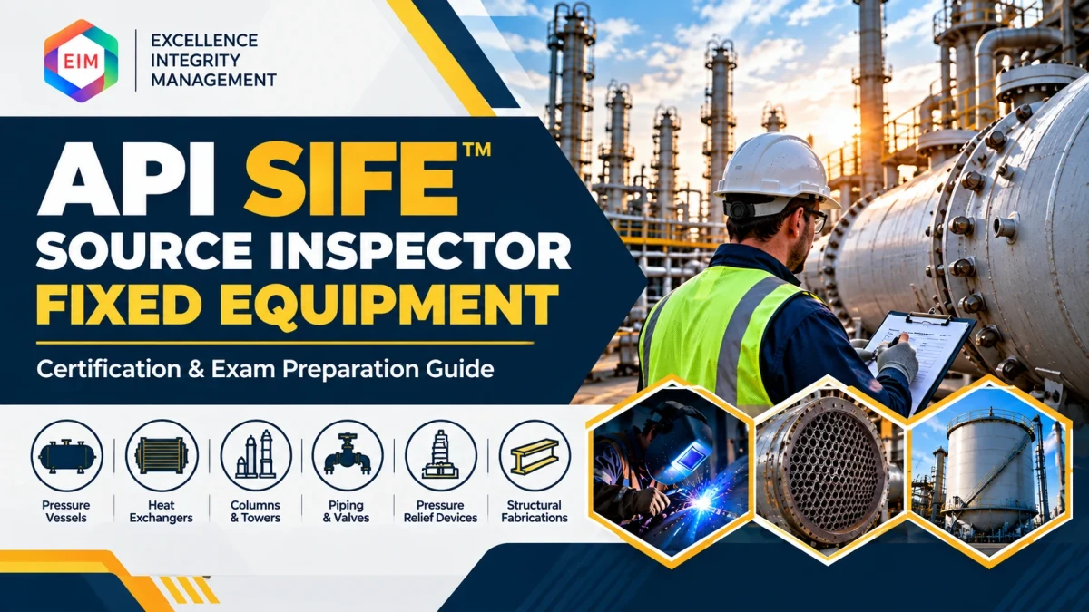 API SIFE Source Inspector Fixed Equipment: Complete Guide to Certification & Exam Preparation