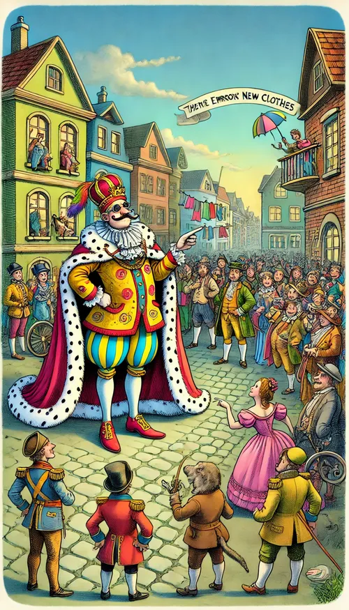 Portada de El traje nuevo del Emperador
