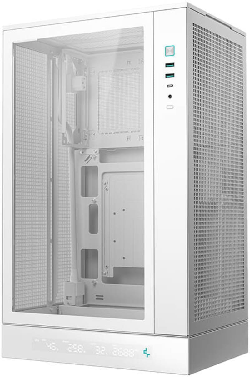 GABINETE DEEPCOOL CH270 DIGITAL WHITE
