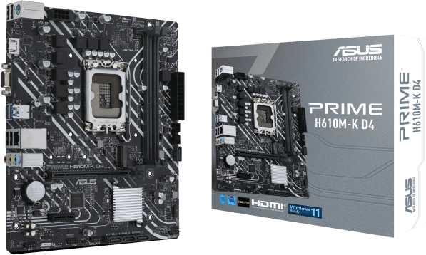 MOTHER ASUS H610M-K D4 CSM LGA1700