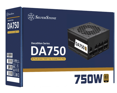 FUENTE SILVERSTONE DA750 750W 80+ GOLD FULL MODULAR