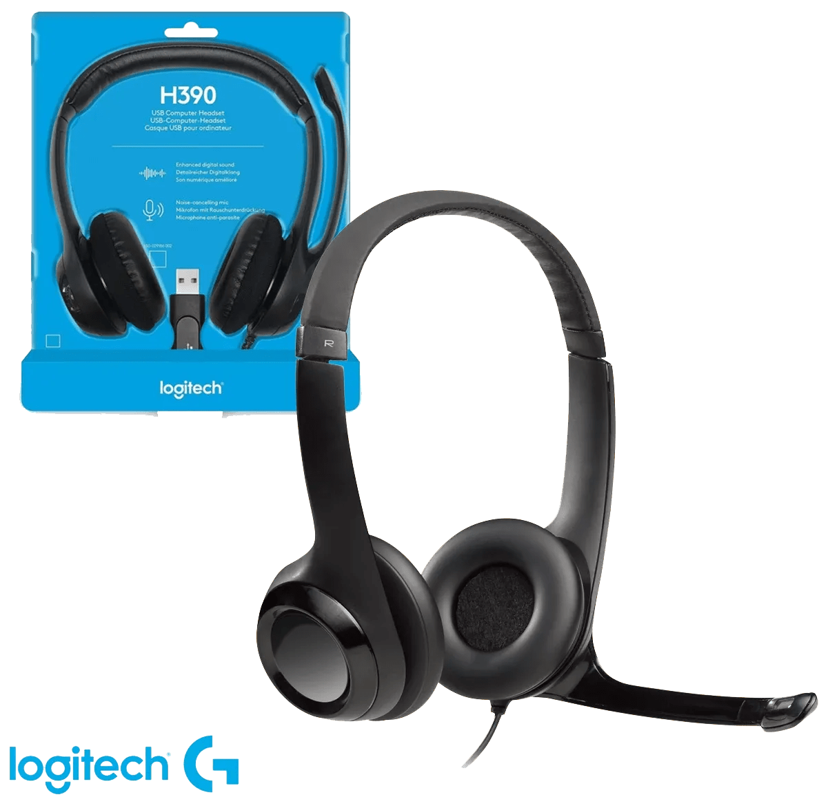 AURICULARES LOGITECH H390 USB