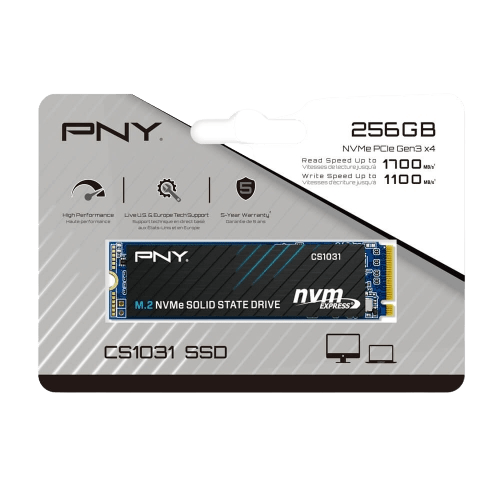 SSD M2 NVME PNY CS1031 DE 256GB