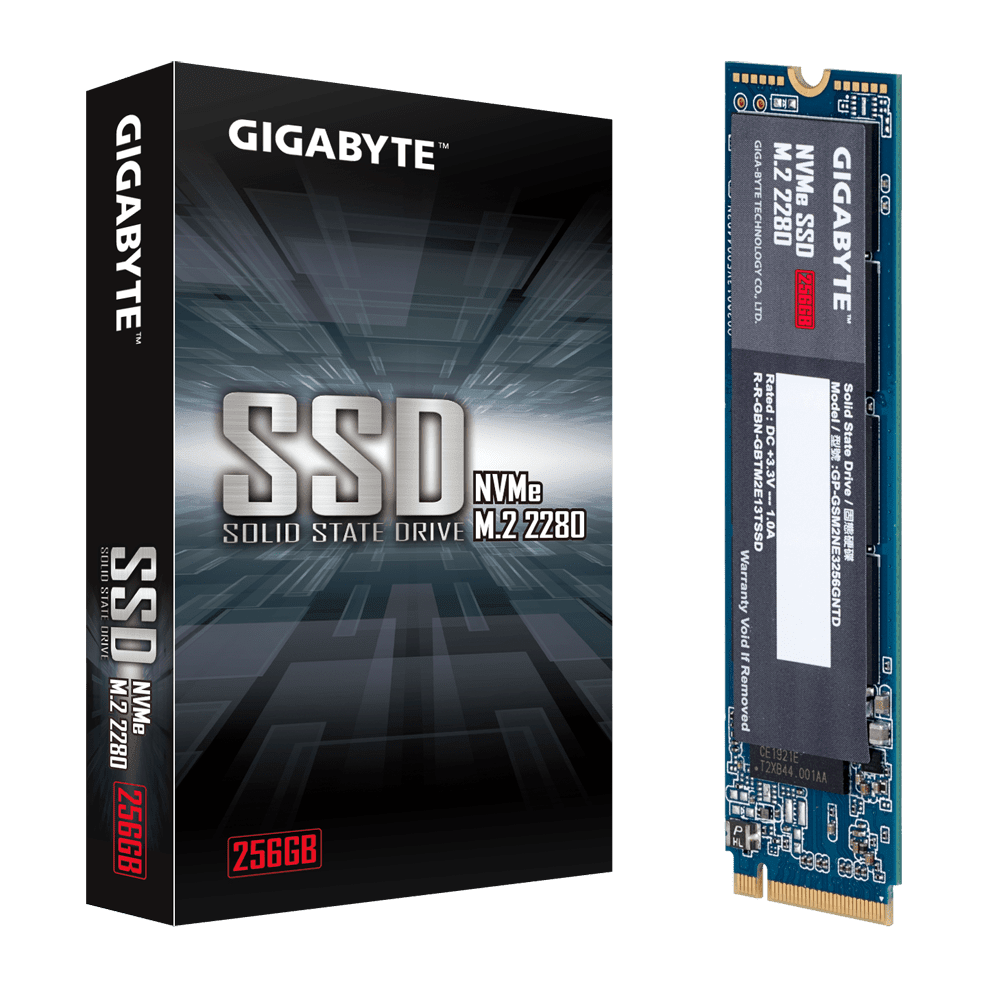 SSD M2 NVME GIGABYTE PCIE DE 256GB
