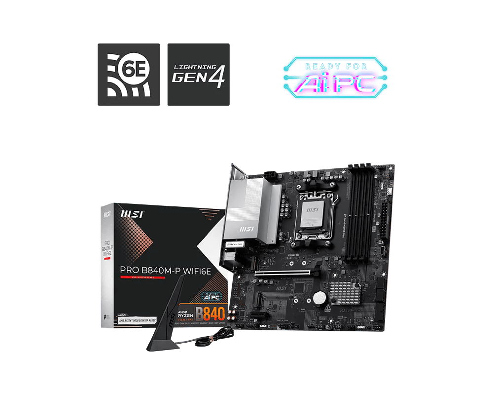 MOTHER MSI PRO B840M-P WIFI 6E