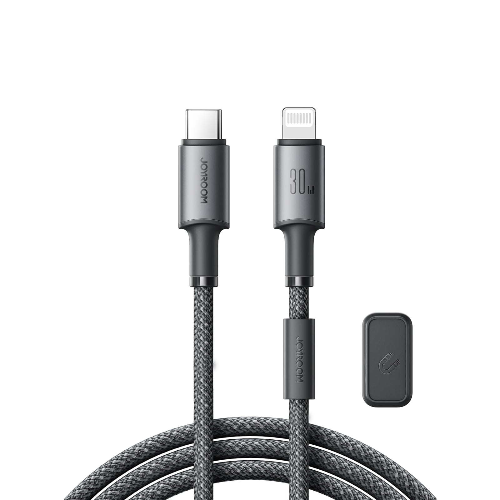 S-A50 Unlimited Type-C–Lightning 30W дата кабель 1.2м - Бараан саарал