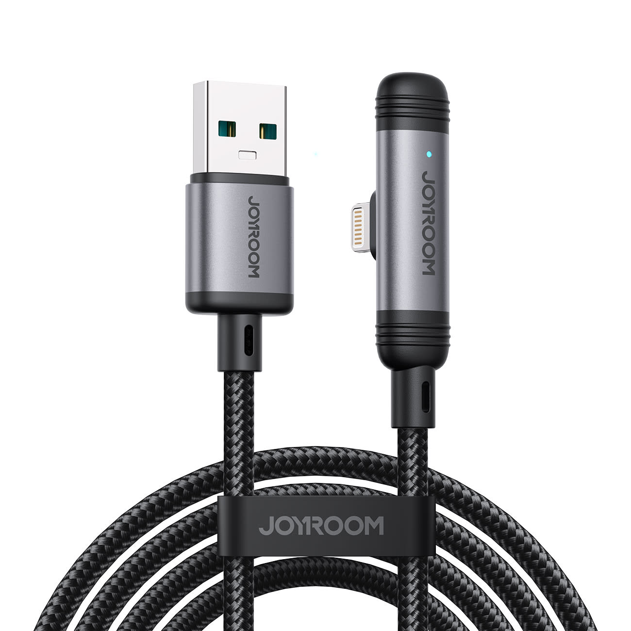 S-A56 EnjoyX 90° USB-A–Lightning 3A дата кабель 1.2м - Хар