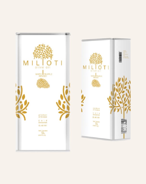 White Truffle Infused Olive Oil Milioti 5L