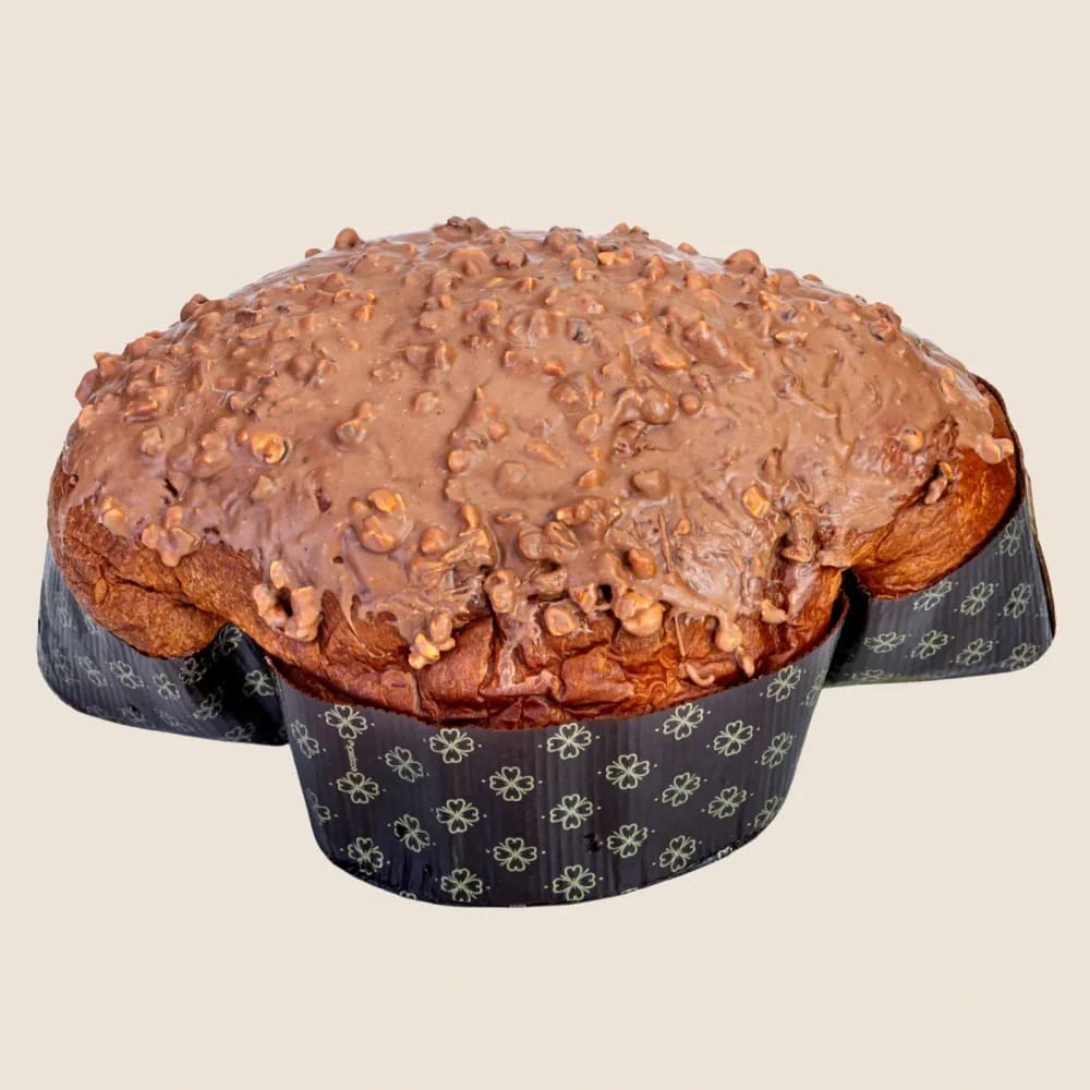 Colomba artigianale  DI PRISCO Gianduiotta, farcita con crema alla gianduia