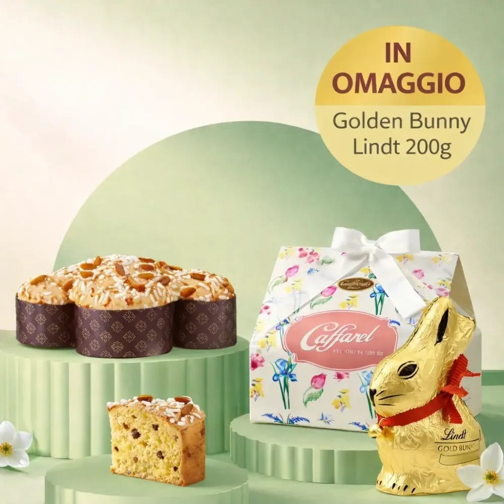 Colomba Caffarel Cioccolato + OMAGGIO gold bunny 200 gr