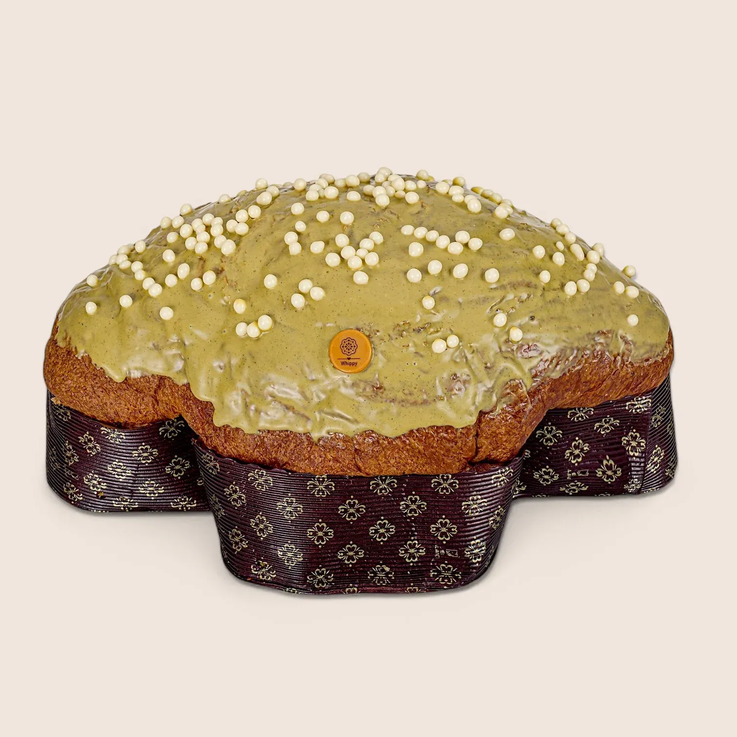 Colomba artigianale DI PRISCO Pistacchiosa , con vasetto di crema spalmabile artigianale al pistacchio