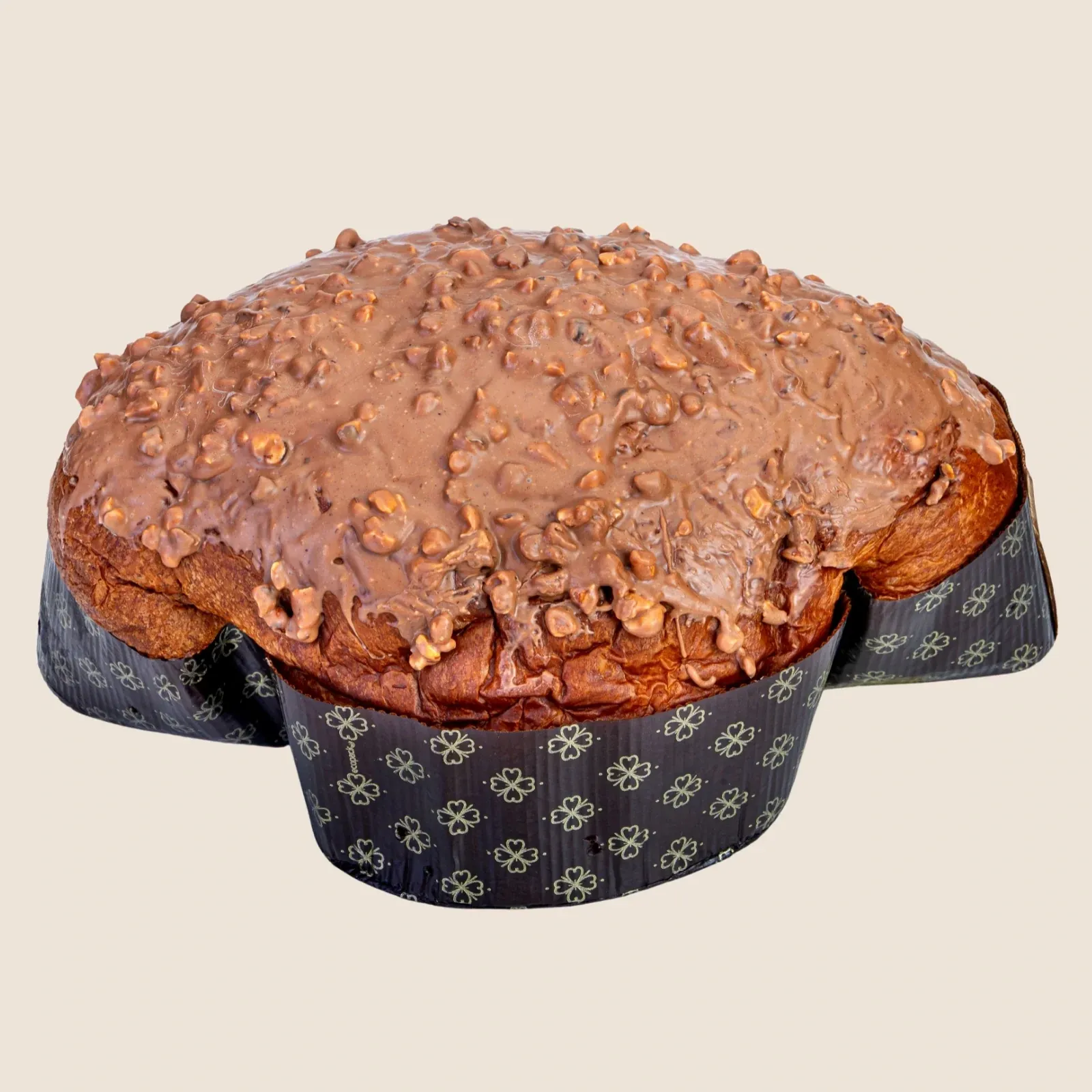 Colomba artigianale  DI PRISCO Gianduiotta, farcita con crema alla gianduia