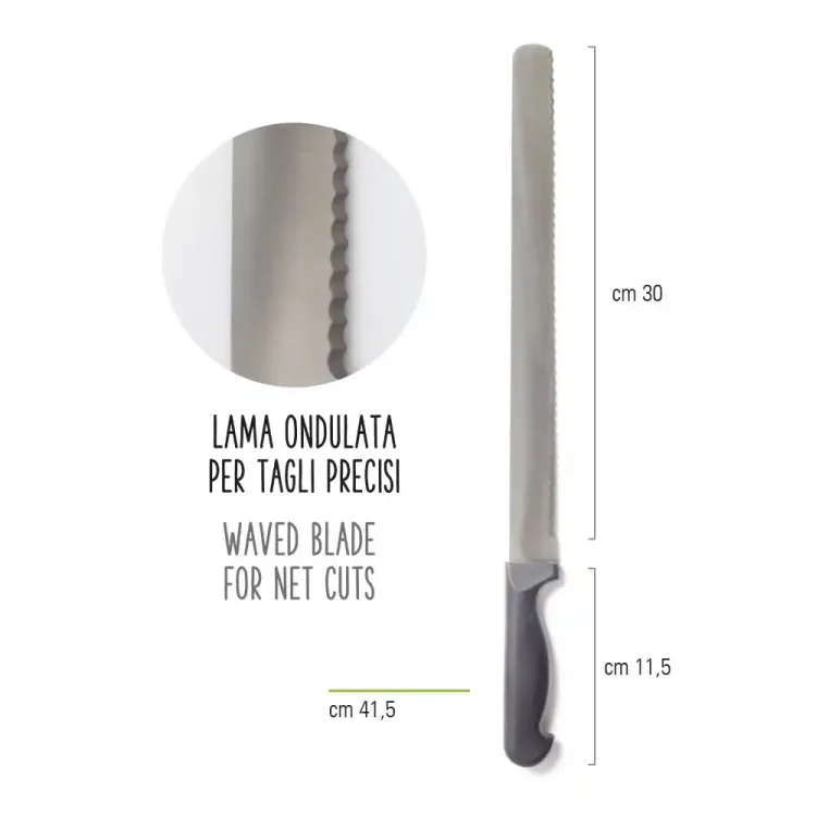 Coltello seghettato multiuso Decora