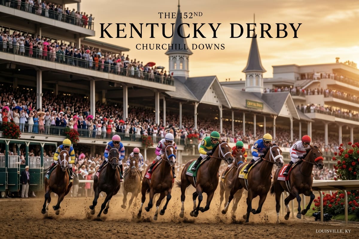 Mythos, Millionen & ein gnadenloses Feld: Wer holt das 152. Kentucky Derby?